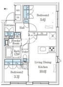 CREATIF桜新町 205 間取り図