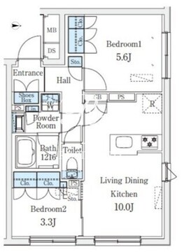 CREATIF桜新町 205 間取り図
