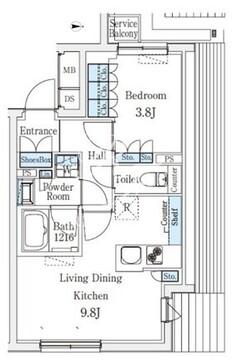 CREATIF桜新町 305 間取り図