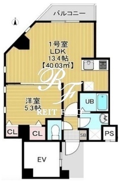ソラトワーヌ 701 間取り図