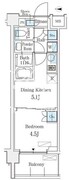 ベルファース品川大井町 101 間取り図