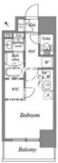 コスモグラシア板橋区役所前 602 間取り図