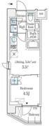 ベルファース品川大井町 201 間取り図