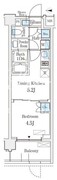 ベルファース品川大井町 105 間取り図