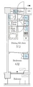 ベルファース品川大井町 103 間取り図