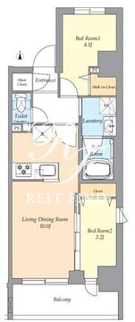 リテラス菊川 201 間取り図