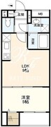 ウェルスクエアイズム初台 202 間取り図