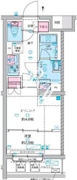 ジェノヴィア竹ノ塚 210 間取り図