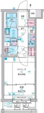ジェノヴィア竹ノ塚 111 間取り図