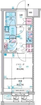 ジェノヴィア竹ノ塚 115 間取り図