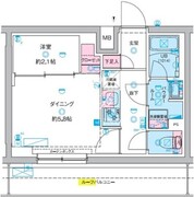 ジェノヴィア竹ノ塚 506 間取り図