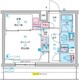 ジェノヴィア竹ノ塚 506 間取り図