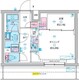 ジェノヴィア竹ノ塚 507 間取り図