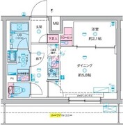 ジェノヴィア竹ノ塚 509 間取り図