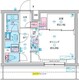 ジェノヴィア竹ノ塚 509 間取り図