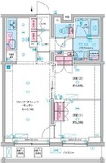 ジェノヴィア竹ノ塚 106 間取り図