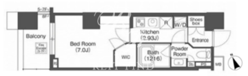 コンフォリア西荻窪 712 間取り図