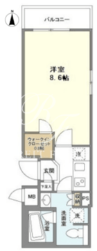 コンフォリア桜上水 330 間取り図
