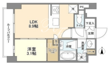 コンフォリア桜上水 904 間取り図