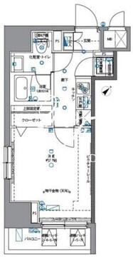 パティーナ月島 801 間取り図