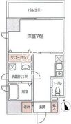 ハイツグレース 206 間取り図