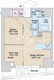 ラクレイス曳舟 201 間取り図