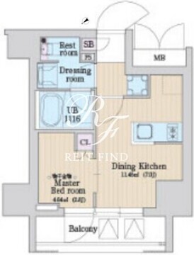 ラクレイス曳舟 503 間取り図