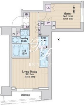 ラクレイス曳舟 1202 間取り図