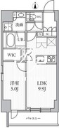 シーズンフラッツ滝野川 501 間取り図
