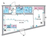 ジェノヴィア中野坂上 408 間取り図