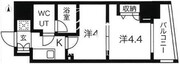 スパシエ蒲田グランドタワー 1302 間取り図