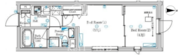 Mind Ojima 401 間取り図