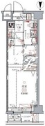 クレヴィスタ豊洲ベイサイド 410 間取り図