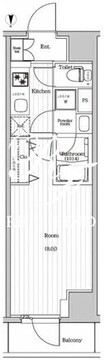 プレミアムキューブG東新宿 702 間取り図