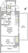 アイフラット明大前 405 間取り図