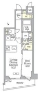 アイフラット明大前 402 間取り図