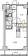 アスール菊川 205 間取り図