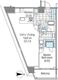 コンフォリア新宿イーストサイドタワー 2313 間取り図