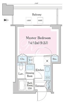 中野ステーションレジデンス 919 間取り図