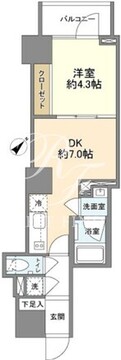 パティオ神田 1004 間取り図