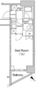 プラウドフラット蒲田2 713 間取り図