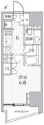 シーズンフラッツ大井町 301 間取り図