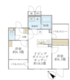 エクザム赤坂 202 間取り図