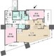 ザ・パークハウス西新宿タワー60 1401 間取り図