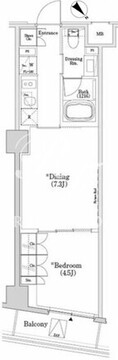 ザ・パークハビオSOHO市谷左内町 209 間取り図