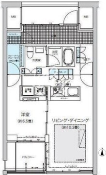 ガーデニエール砧ウエスト 249 間取り図