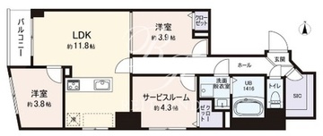 VISTA豊島 101 間取り図