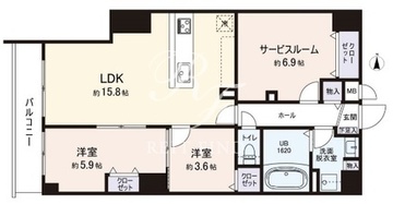VISTA豊島 102 間取り図