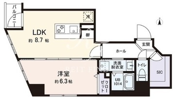 VISTA豊島 401 間取り図