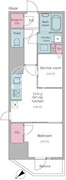 レジディア中目黒3 606 間取り図